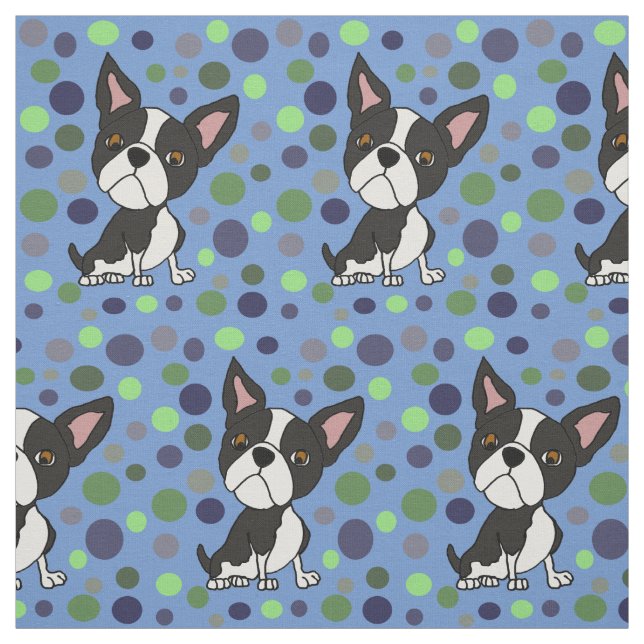 Tecido Abstrato Engraçado de Cachorro Terrier (Modelo)