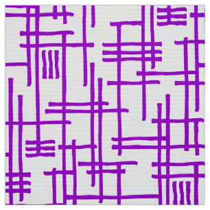 Tecido Abstrato Lines 120923 - Roxo em preto