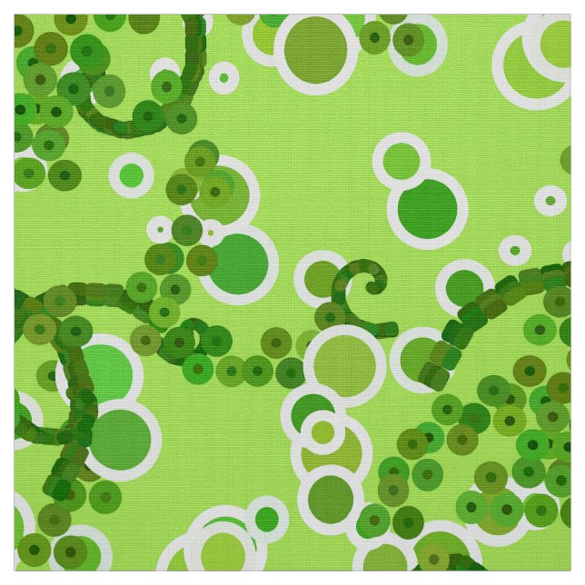 Tecido Abstrato moderno Confetti Impressão, Verde limão (Modelo)