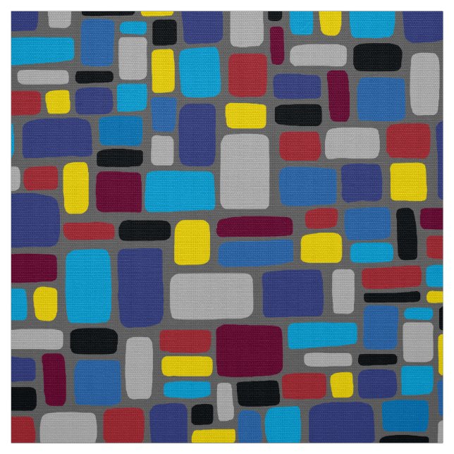 Tecido Abstrato Mosaico Padrão 050721 v1 (Modelo)