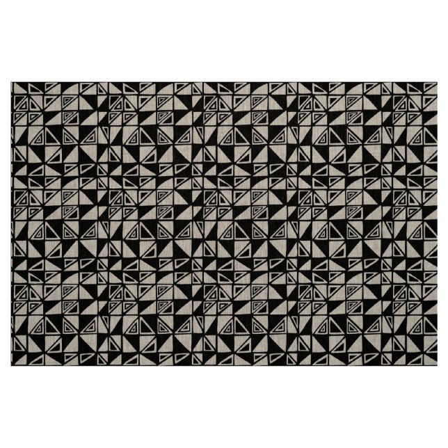 Tecido Abstrato Pattern 051115 - Black (Padrão de) (Fat Quarter)