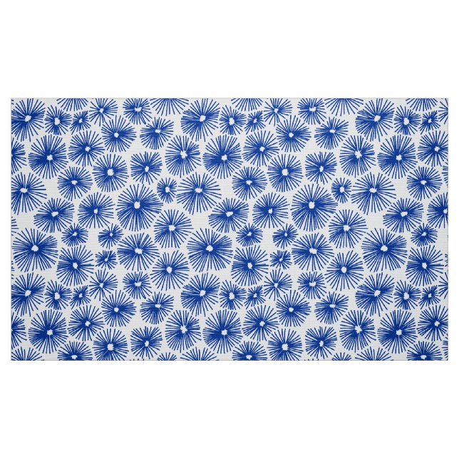 Tecido Abstrato Pattern 101115 - Marinho Blue (Fat Quarter)