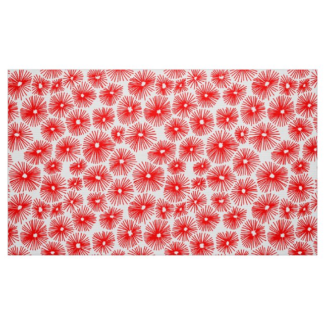 Tecido Abstrato Pattern 101115 - Red (Fat Quarter)