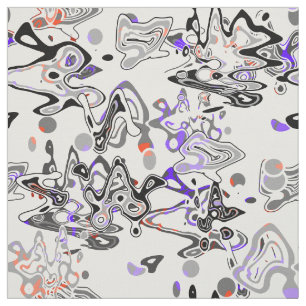 Tecido Abstrato pincel moderno estilizado