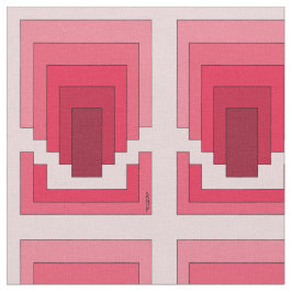 Tecido Abstrato retângulo em vermelho