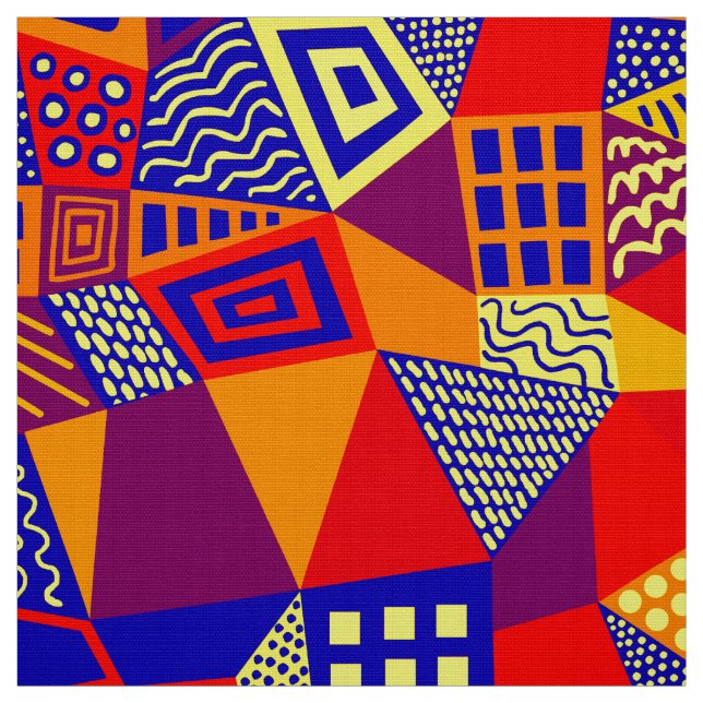 Tecido Abstrato segmentado 070717 - Cores 01 (Modelo)