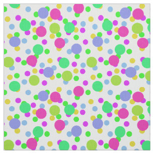 Tecido Abstrato sem costura círculos de diversão pontos