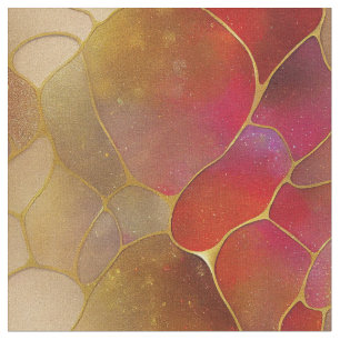 Tecido abstrato Viva Magenta 2023