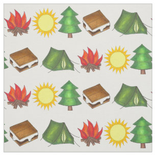 Tecido Acampamento de Campo de Verão ao ar livre