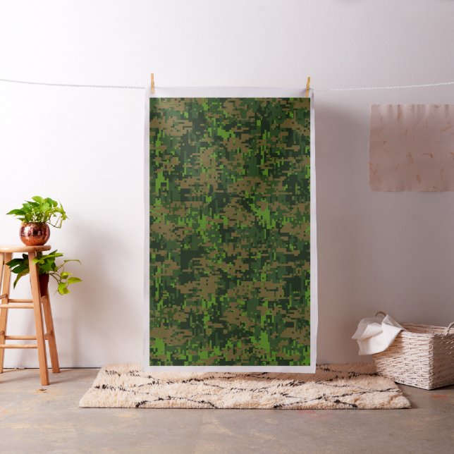 Tecido Acento verde da camuflagem de Digitas do estilo da (In Situ)