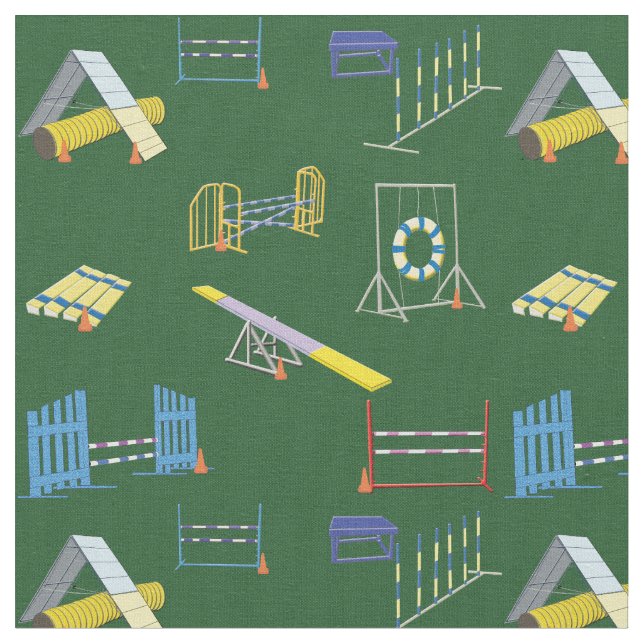 Tecido Agilidade dos cães (Detalhe)