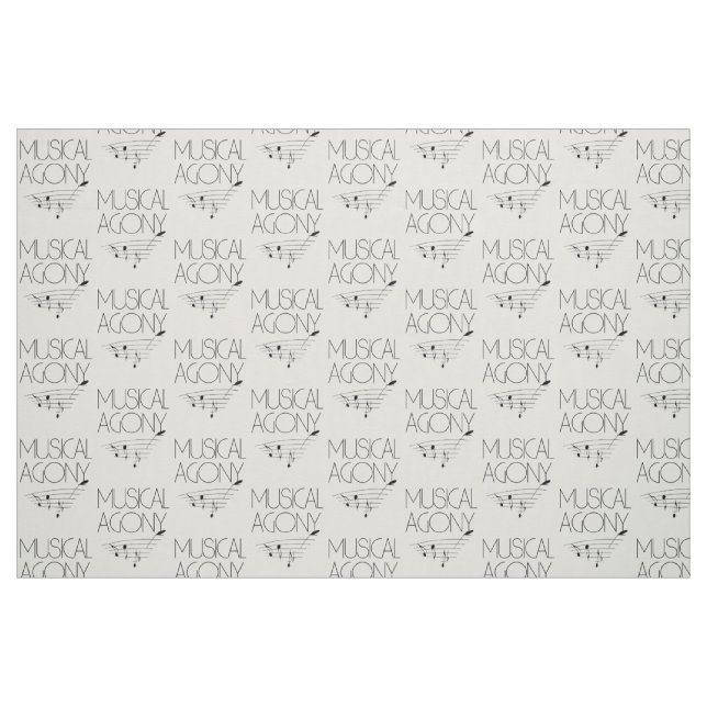 Tecido Agonia musical (Fat Quarter)