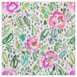 Tecido Aguarela Painterly Frolic hibiscus