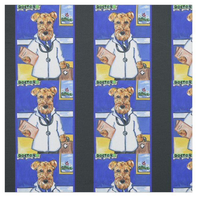 Tecido Airedale Terrier (Modelo)