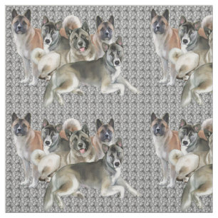 Tecido Akita Collage