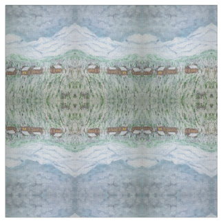 Tecido Aldeia das Montanhas