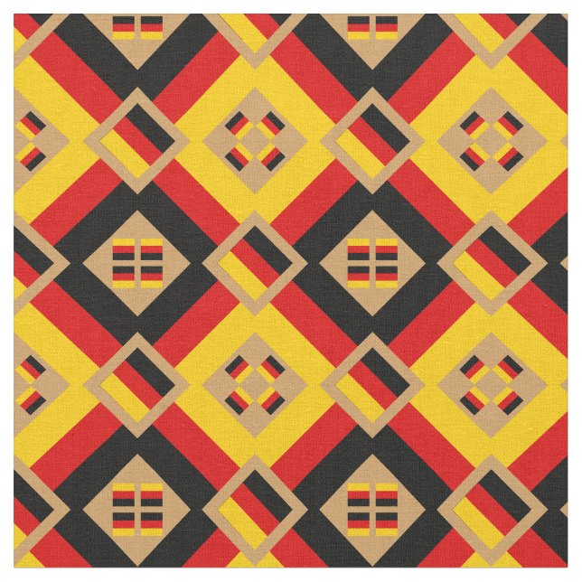 Tecido alemão Flag & Trendy Germany GLD (Detalhe)