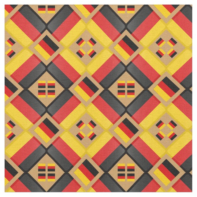 Tecido alemão Flag & Trendy Germany GLD (Detalhe)