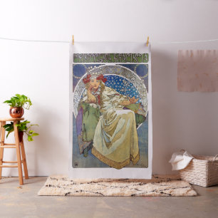 Tecido Alfons Mucha Princezna 1911 Hyacinta