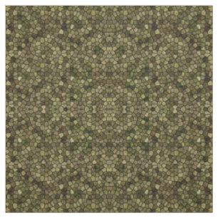 Tecido Algas Marinhas e Juniper Calçada Patchwork Terrazo