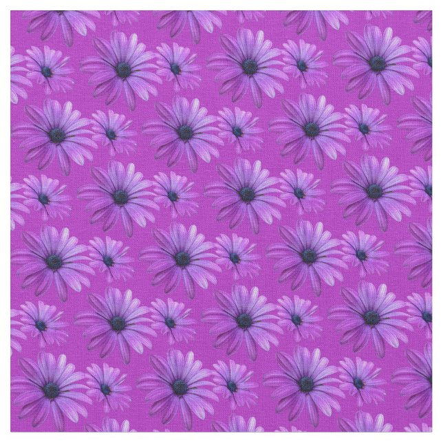 Tecido Algodão-Tecido rosa-margarida Tecido-rosa-margarid (Detalhe)