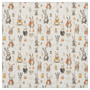 Tecido Algodão Whimsy Bunny