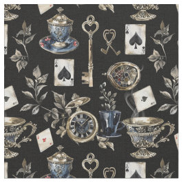 Tecido Alice in Wonderland Pattern Fabric
