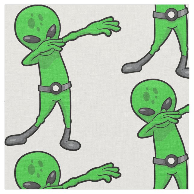 Tecido alienígena de dabbing halloween (Detalhe)