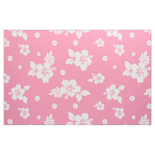 Tecido Aloha Pink Clássico Havaiano - Padrão Invisível