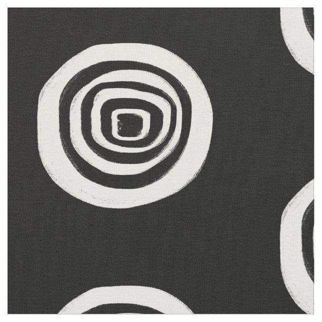 Tecido Alvo preto e branco (Detalhe)