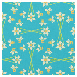 Tecido amarelo bonito dos Daffodils a personalizar