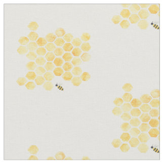 tecido amarelo da pintura do favo de mel da abelha
