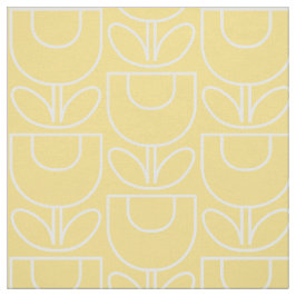 Tecido Amarelo da tulipa do MCM