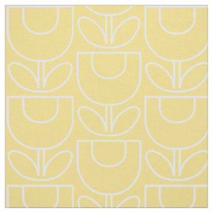 Tecido Amarelo da tulipa do MCM