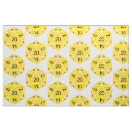 Tecido amarelo de dispositivo D20
