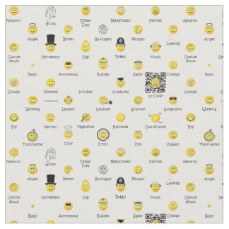 Tecido amarelo dos Emoticons