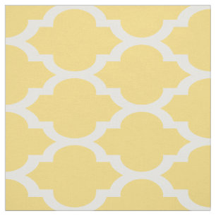 Tecido Amarelo-mostarda, Que Padrão De Quatrefoil Marroq