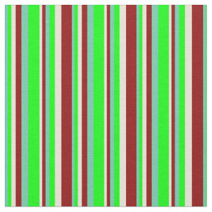 Tecido Amarino, Limão, Bisque e Stripes Vermelhas Escuras