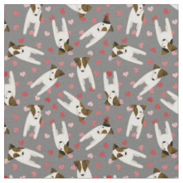 Tecido Ame o meu Jack Russell Terrier Cachorros QUALQUER