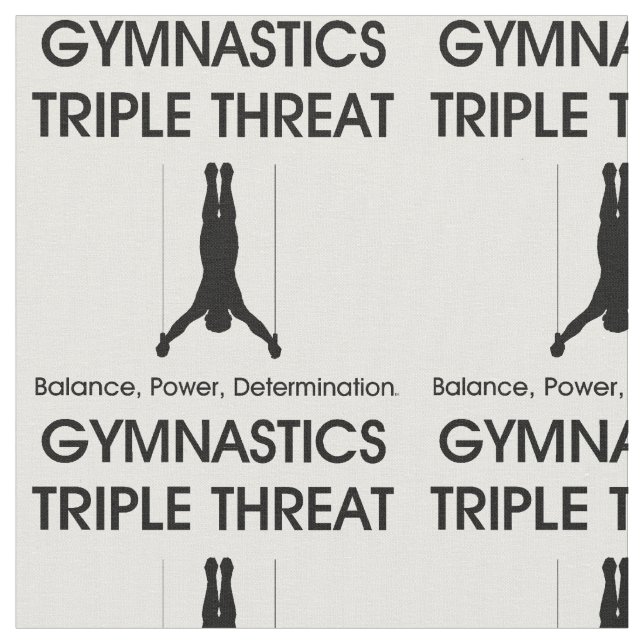 Tecido Ameaça SUPERIOR triplicar-se da ginástica (Detalhe)