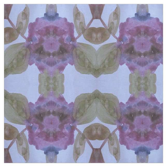 Tecido Ameixa Roxa e Verde Azul (Modelo)