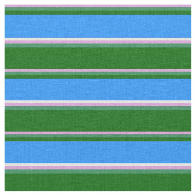 Tecido Ameixa, Verde marinho, Verde Escuro, Azul e Branco (Detalhe)