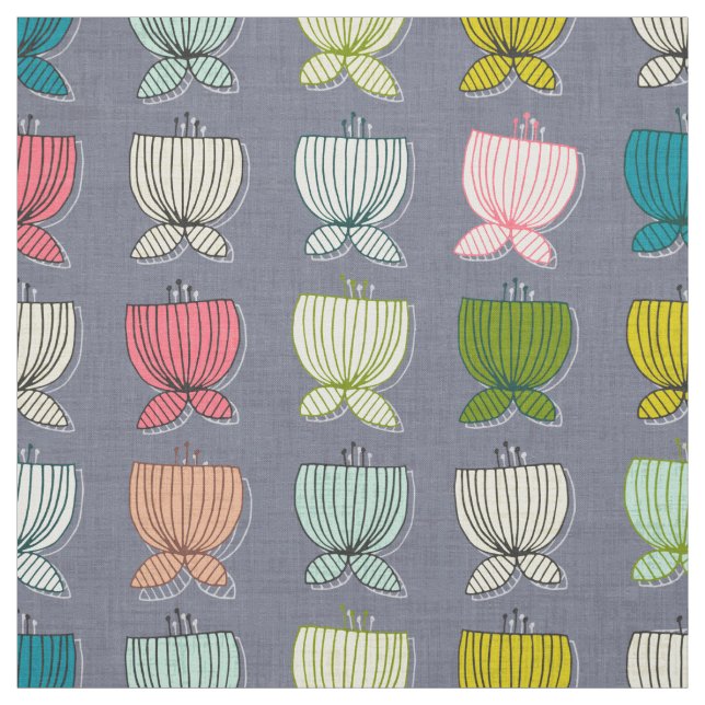 Tecido ametísta das flores (Modelo)