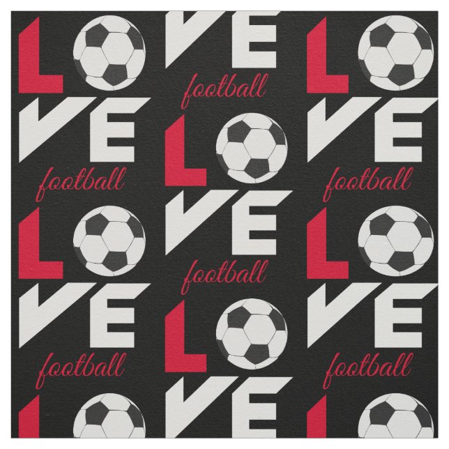 Tecido Amo futebol (Modelo)