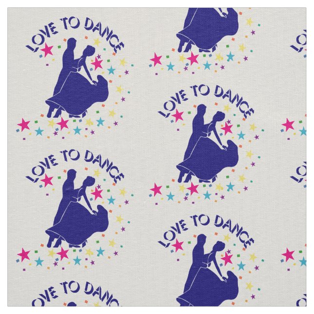 Tecido Amor à dança (Modelo)