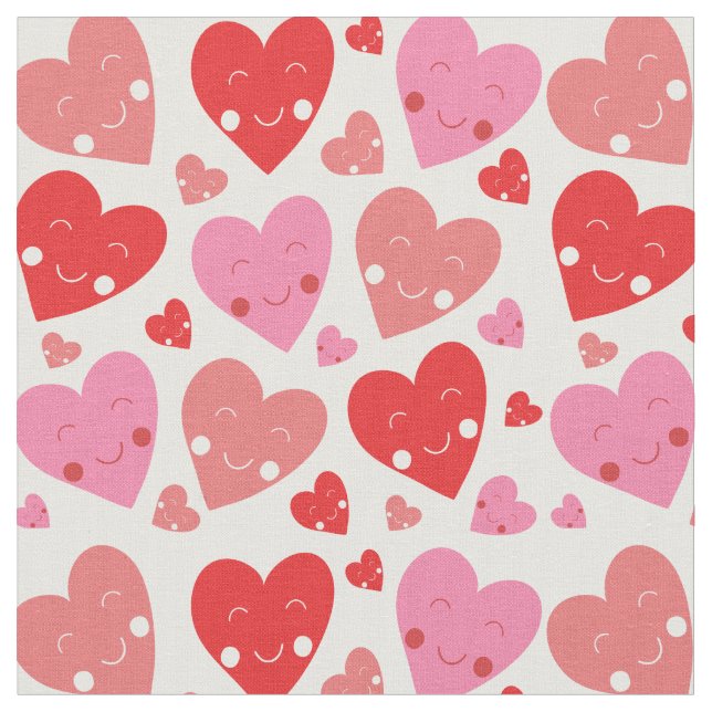 Tecido Amor Coração (Detalhe)