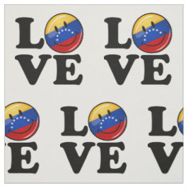 Tecido Amor da bandeira de sorriso de Venezuela