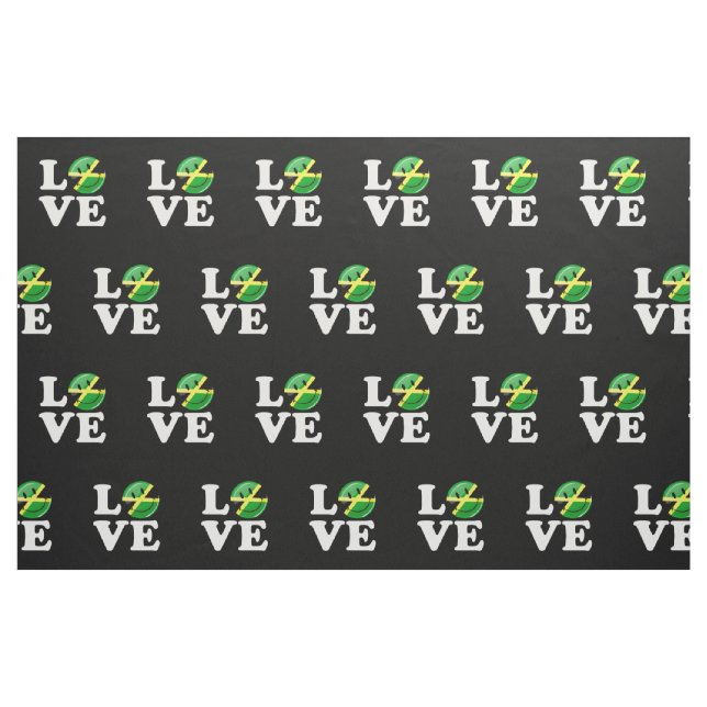 Tecido Amor da Jamaica Sorrindo bandeira (Fat Quarter)