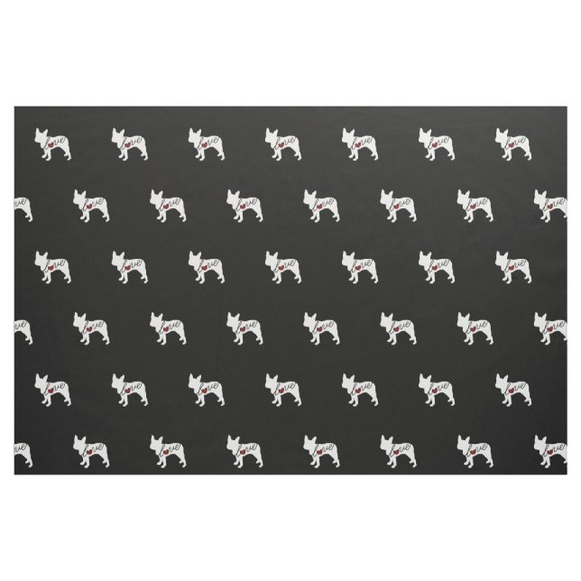 Tecido Amor de Boston Terrier (Fat Quarter)