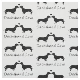 Tecido Amor do Dachshund!
